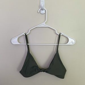 Tobi green bikini top